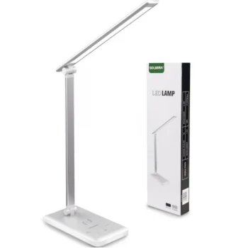 Lámpara Led de Escritorio con cargador QI