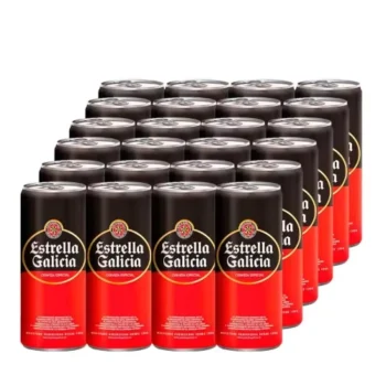 Pack 24 latas Cerveza Estrella Galicia