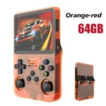 Consola de Videojuegos Portátil Retro R36S Orange-Red