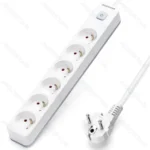 Regleta de 6 Tomas con Interruptor AIGOSTAR