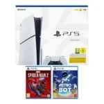 PlayStation 5 Slim Lector 1TB + Spider-Man 2 + Astro Bot