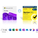 Microsoft 365 Familia 12 Meses con Norton 360 Deluxe