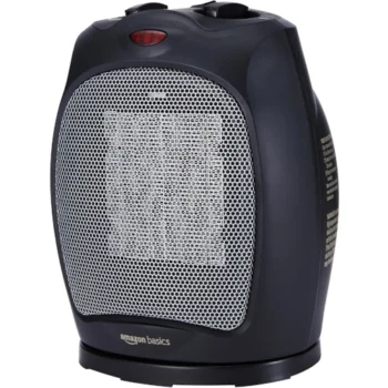 Calefactor Cerámico Oscilante Amazon Basics