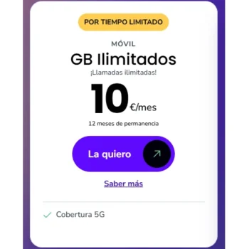 Tarifa Móvil Datos Ilimitados Finetwork