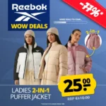 Chaquetón Reversible Reebok