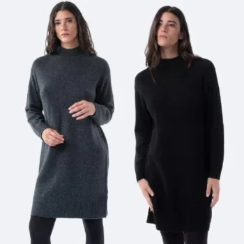 Vestido de Punto Manga Larga TEX