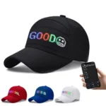 Gorra con panel led programable