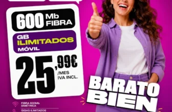 Finetwork Fibra 600 y Movil Ilimitado