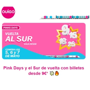 Pink Days Ouigo Mayo 26