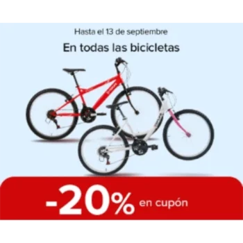 Descuento en todas las bicicletas