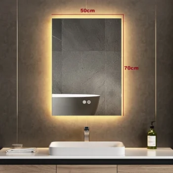 Espejo de Baño con Luz Trasera