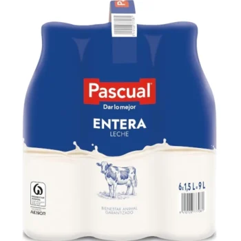Leche Pascual Entera Pack 6x1,5L