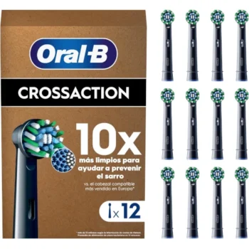 Cabezales Oral-B Pro CrossAction Negro x12