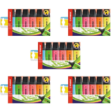 5 Packs de Subrayadores Stabilo Boss (30 Subrayadores)