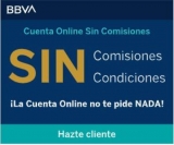 Cuenta Online Sin Comisiones BBVA (Y llévate 50€)