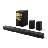 Barra de Sonido LG S60TR (440W, 5.1 Canales con subwoofer, altavoces traseros para cine en casa, Dolby Digital, DTS Digital Surround)