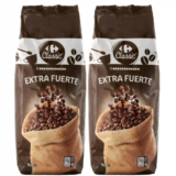 Café Grano Natural Extrafuerte Carrefour Classic 1 kg.
