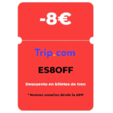 8€ de Descuento en Billetes de Tren