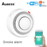 Detector de Humo WiFi AUBESS (También versión Zigbee, Compatible con Tuya, SmartLife y Google Home)