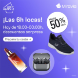 Evening Drop en Miravia (SOLO HOY a partir de las 18:00h.)