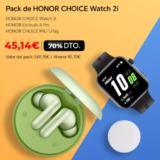 Pack Honor Watch 2i + Honor Earbuds A Pro + Honor Choice MiLi LiTag