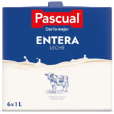 Leche Pascual Entera (3 Packs 6 x 1 Litro)