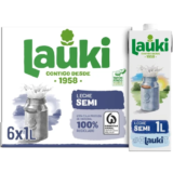 Leche Semidesnatada Lauki (Pack 6x1L)