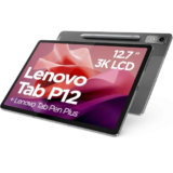 Lenovo Tab P12 + Lenovo Tab Pen Plus (Pantalla 12.7″ 3K, MediaTek Dimensity 7050, 8 GB de RAM, 128 GB, 4 Altavoces, WiFi 6 + Bluetooth 5.1, Android 13)