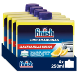 Limpiamáquinas Finish Limpieza Profunda Limón 4x 250ml