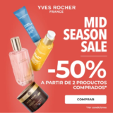 Mid Season Sale Yves Rocher (-50% a Partir de 2 Productos)