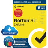 Antivirus Norton 360 Deluxe 2024 (Suscripción de 15 meses, hasta 5 dispositivos)