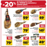 Selección de Ofertas de Jamones y Paletas con un -20% de Descuento en Cupón