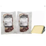 2 Paquetes de Jamón Serrano Bodega (1kg. aprox.) + Cuña de Queso