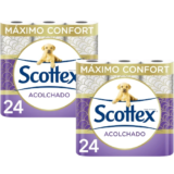 Papel Higiénico Scottex Acolchado (24 x 2 rollos)