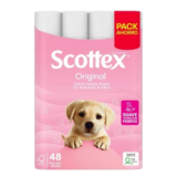 Papel Higiénico Scottex 48 Rollos (SOLO HOY comprando 2 el rollo a 0,12€)