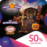 Entradas Parque Warner Halloween (Hasta -50% de Descuento)