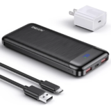 Powerbank 10000mAh PD 20W + Cargador Rápido + Cable USB-C