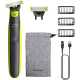 Recortadora y Afeitadora Philips OneBlade 360 (2 cuchillas 360, 3 peines para barba incipiente)