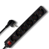 Regleta de 6 Enchufes con Interruptor