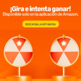 Ruleta Amazon (Gana 5€ para Compras a partir de 10€)