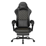 Silla Gaming con Masaje y Reposapiés