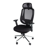 Silla de Escritorio Livarno con Respaldo y Reposabrazos Ajustables