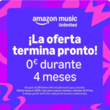 4 Meses GRATIS de Amazon Music Unlimited