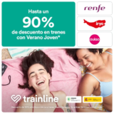 Descuento en Trenes Verano Joven 2025 (Hasta -90% en AVE, Avlo, OUIGO e iryo)